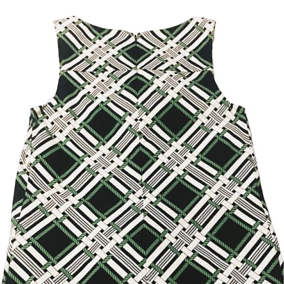 Vineyard Vines r Tiller Rope print cotton sleeveless dress, size 2 - Picture 5 of 10